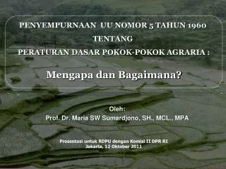 oleh prof dr maria sw sumardjono sh mcl mpa