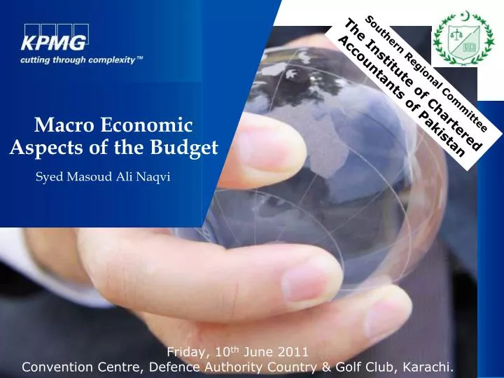 macro economic aspects of the budget
