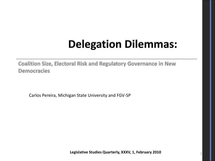 delegation dilemmas