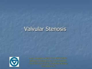 Valvular Stenosis