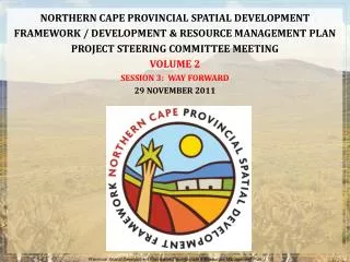Provincial Spatial Development Framework/Development &amp; Resources Management Plan