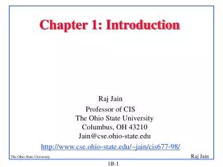 Chapter 1: Introduction