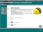 VIRTUAL CLASSROOM TOUR - slide 1
