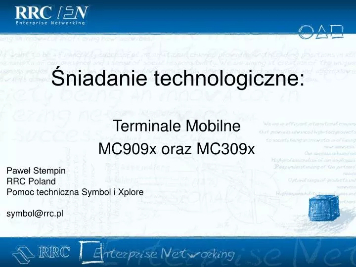 terminale mobilne mc909x oraz mc309x