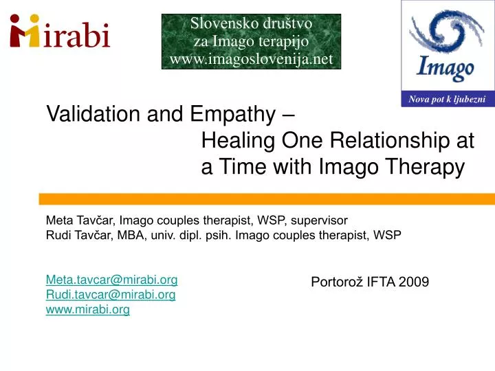 validation and empathy healing one relationship at a time with imago therapy