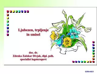 ljubezen trpljenje in smisel