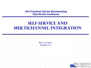 Self-service and MultiChannel Integration