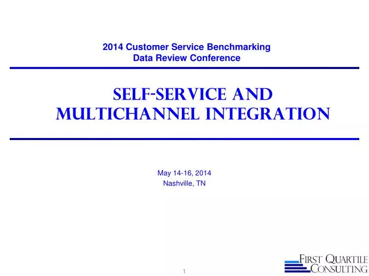 self service and multichannel integration
