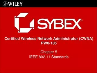 Chapter 5 IEEE 802.11 Standards