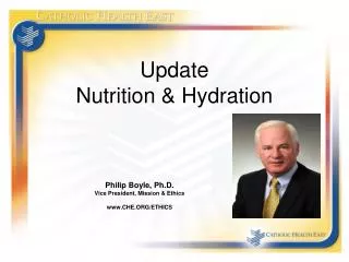 Update Nutrition &amp; Hydration