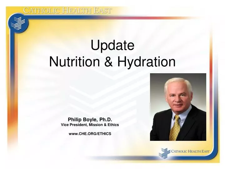 update nutrition hydration