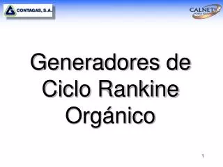 generadores de ciclo rankine org nico
