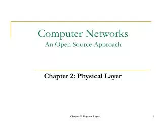 Computer Networks An Open Source Approach