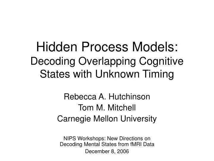 hidden process models decoding overlapping cognitive states with unknown timing