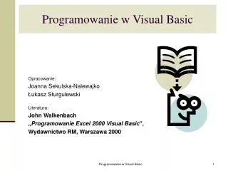 programowanie w visual basic