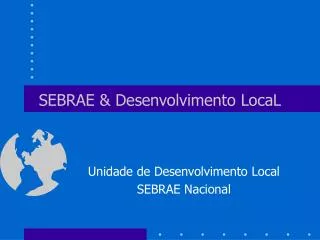 sebrae desenvolvimento local