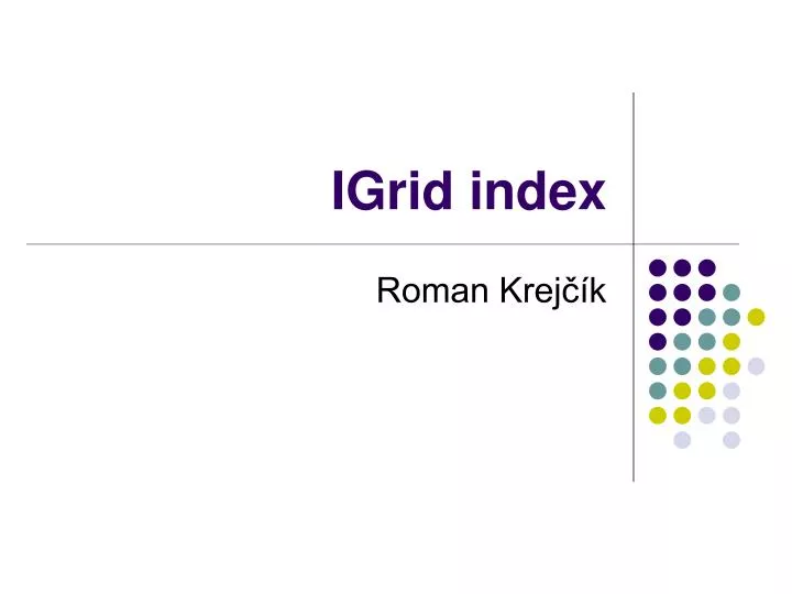 igrid index