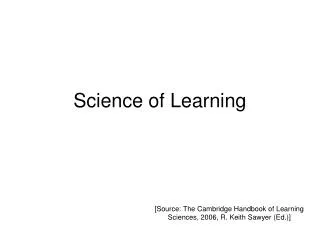 Science of Learning