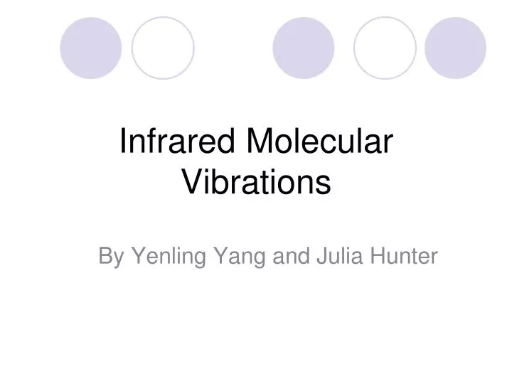 infrared molecular vibrations