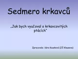 sedmero krkavc