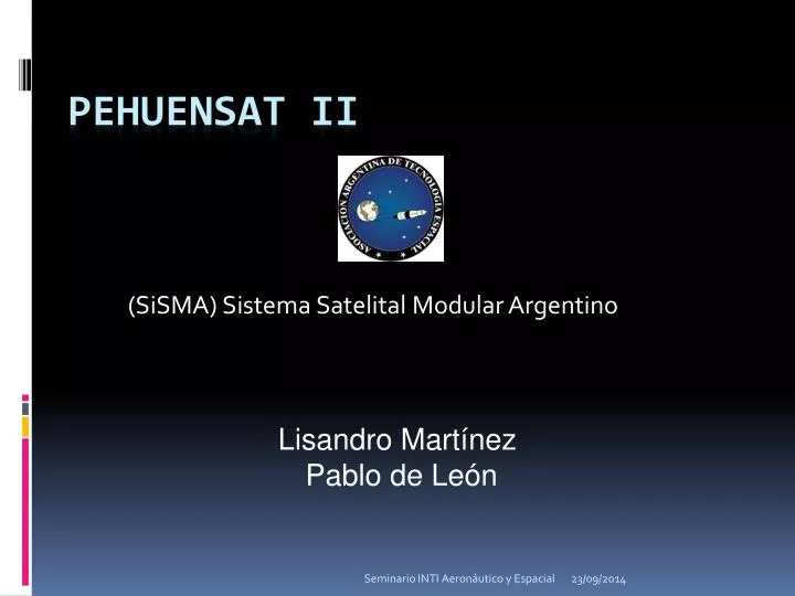 sisma sistema satelital modular argentino
