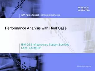 Performance Analysis with Real Case