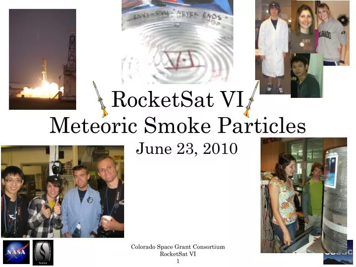 rocketsat vi meteoric smoke particles