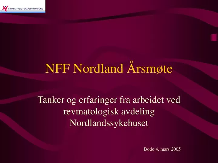 nff nordland rsm te