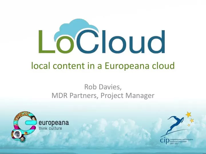 local content in a europeana cloud