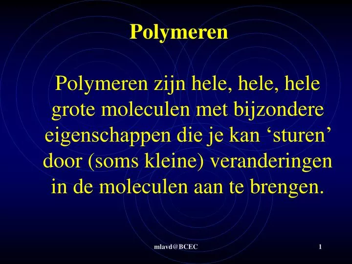 polymeren