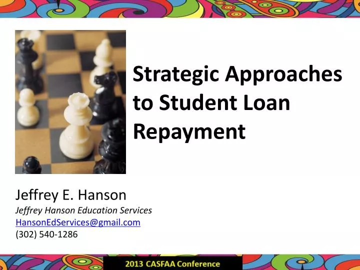 strategic approaches to student loan repayment