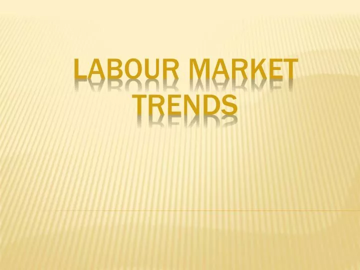 labour market trends