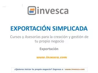 exportaci n simplicada