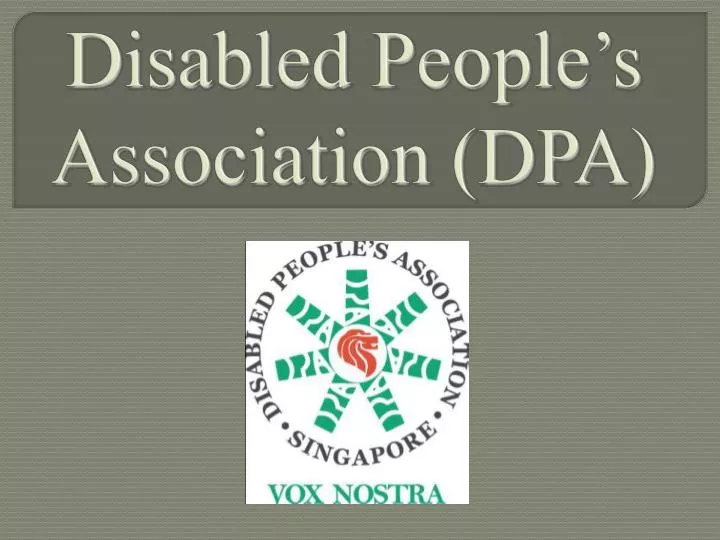 disabled people s association dpa