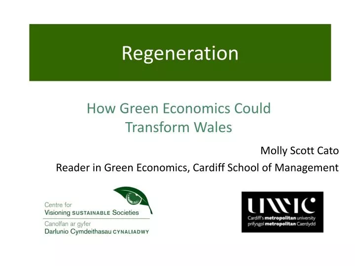 how green economics could transform wales