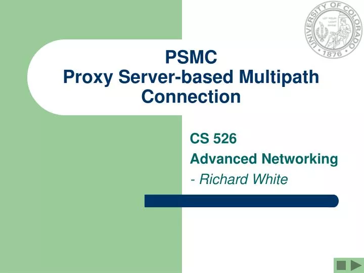 psmc proxy server based multipath connection