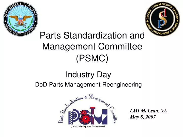 parts standardization and management committee psmc