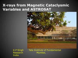 X-rays from Magnetic Cataclysmic Variables and ASTROSAT