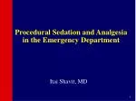 Procedural Sedation and Analgesia in the Emergency Department - slide 1