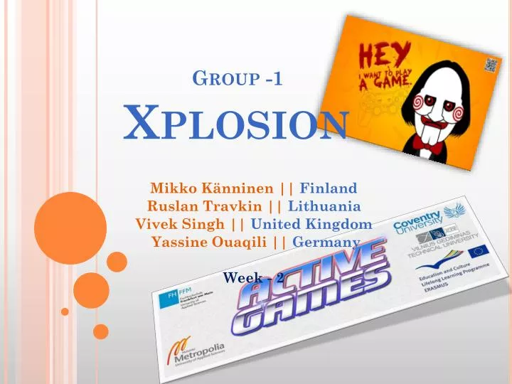 group 1 xplosion