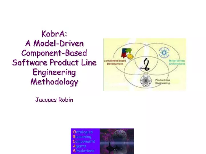 kobra a model driven component based software product line engineering methodology