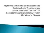 Alzheimer’s Disease - slide 1