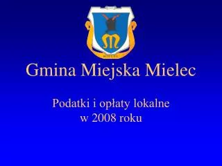 gmina miejska mielec