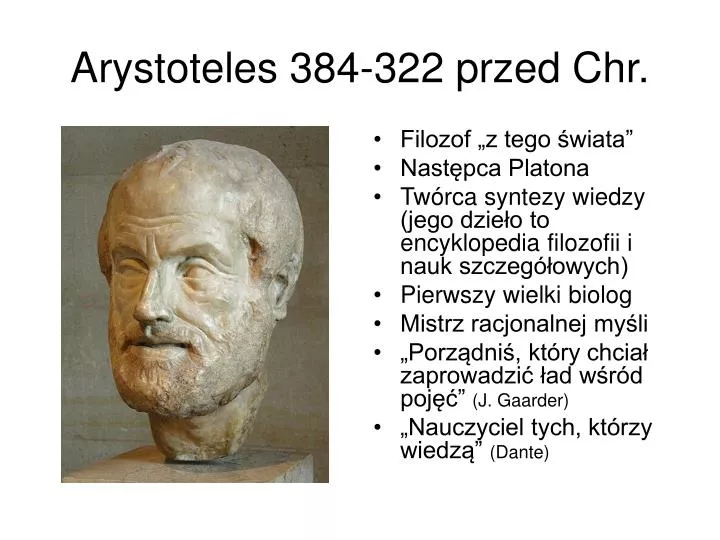 arystoteles 384 322 przed chr