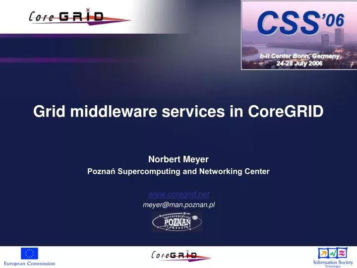 grid middleware services in coregrid