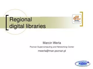 Regional digital libraries