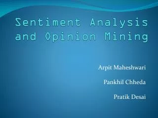 Sentiment Analysis and Opinion Mining