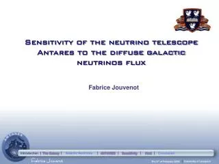 Sensitivity of the neutrino telescope Antares to the diffuse galactic neutrinos flux