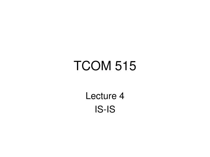 tcom 515