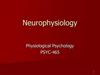 Neurophysiology